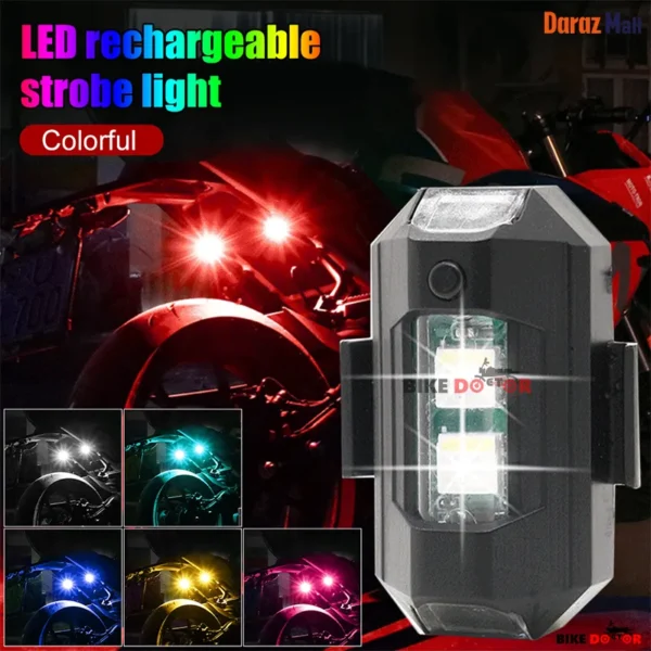 7 Colors Waterproof LED Universal LED Light for Car,Bike - Image 2